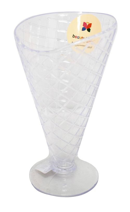 Copa Postre Cucurucho de Plástico