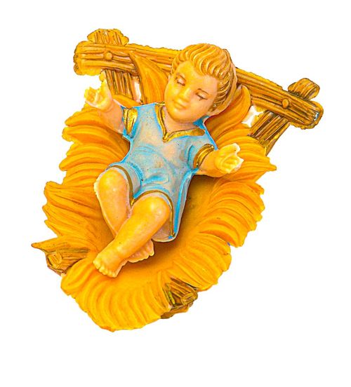 Niño Jesús en Cuna 10CM
