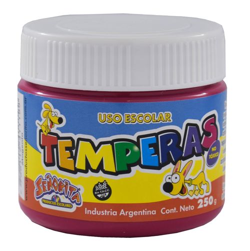 Témpera Señorita Pote Magenta 250ML
