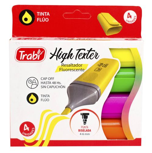 Resaltadores Trabi High Texter Surtidos 4