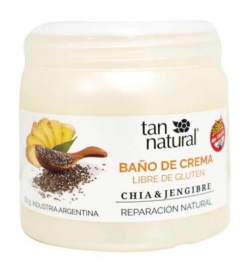 Baño de Crema Tan Natural Chía Jengibr s/TACC 250G