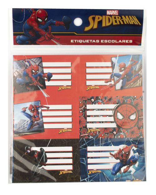 Etiquetas Escolares Mooving Spiderman