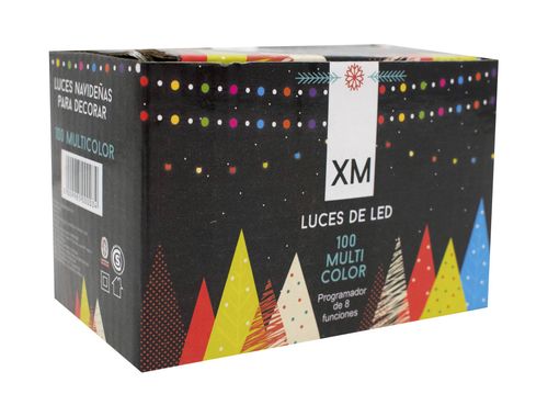 Adorno Navideño Genérica 100 Luces Led Multicolor