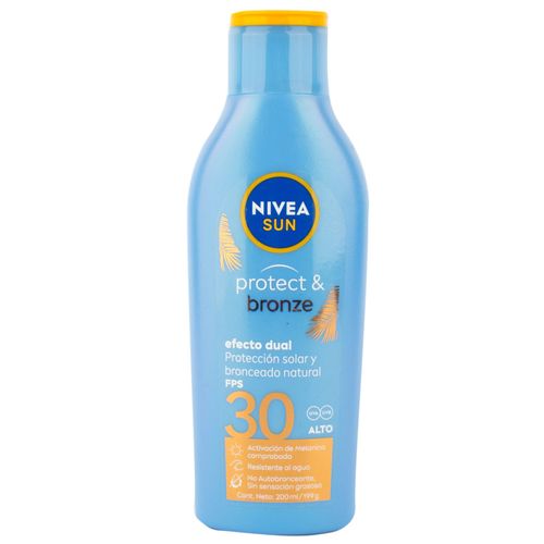 Protector Solar Nivea Sun FPS30 Bronze Lot 200ML