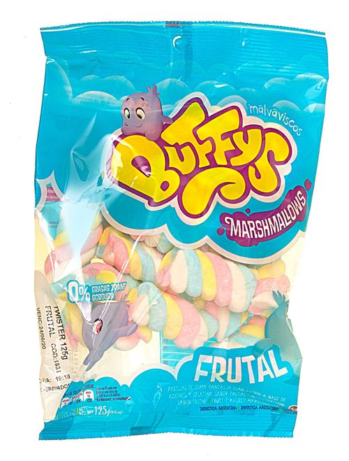 Malvaviscos Buffys Churro Frutal 125G