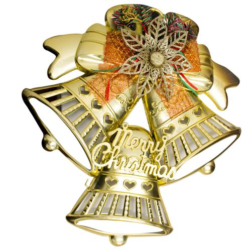 Adorno Navideño para Puerta Campana 35cm