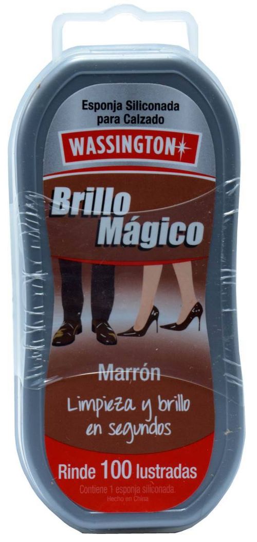 Esponja Calzado Wassington Brillo Mág Marrón