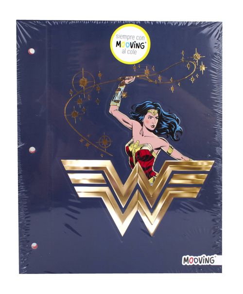 Carpeta N 3 Tapas Mooving Wonder Woman