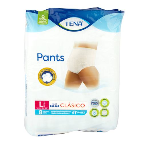 Pañales Adultos Tena Pant Clásico Large 8