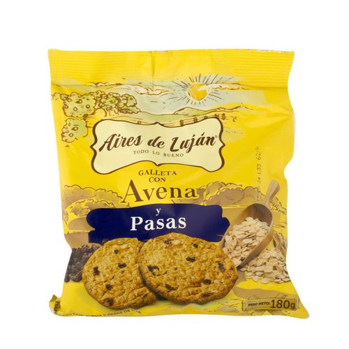 Galletas Aires de Luján Avena con Pasas 180G