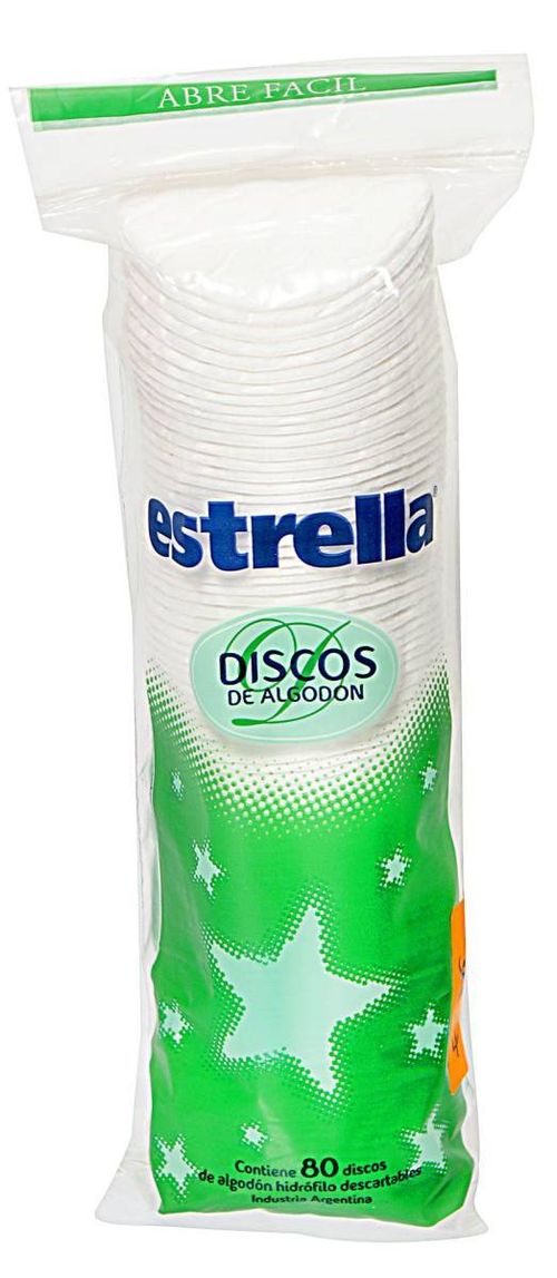 Discos Desmaquillantes Estrella 80