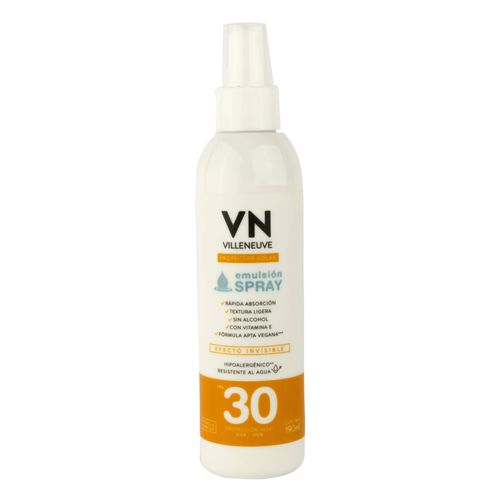 Protector Solar Villeneuve Spray Emul FPS 30 190ML