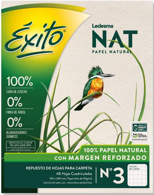 Repuesto N3 Exito Nat 48 Hj Margen Cuadric