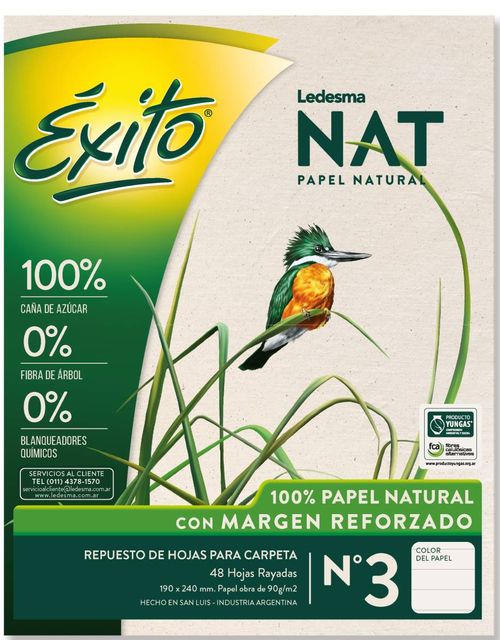 Repuesto N3 Exito Nat 48 Hj con Margen Rayado
