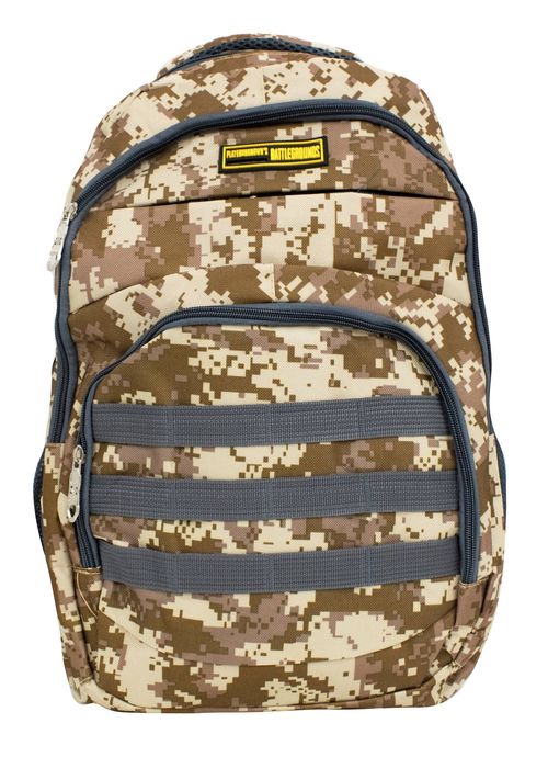 Mochila Espalda Camuflada 3 Cierres 42cm