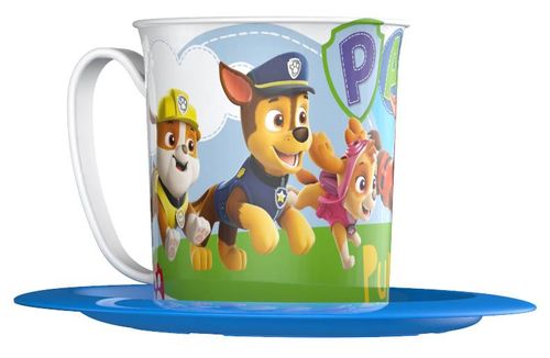 Set Infantil Belgioco Taza c/Plato Paw Patrol