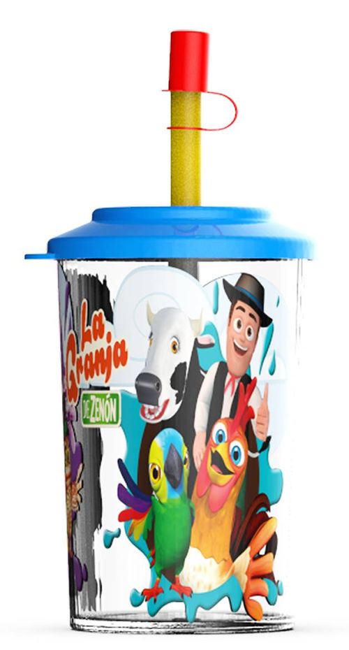 Vaso Infantil con Sorbete Granja