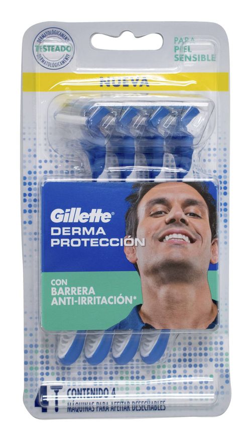 Máquinas de Afeitar Gillette Dermo Protección 4