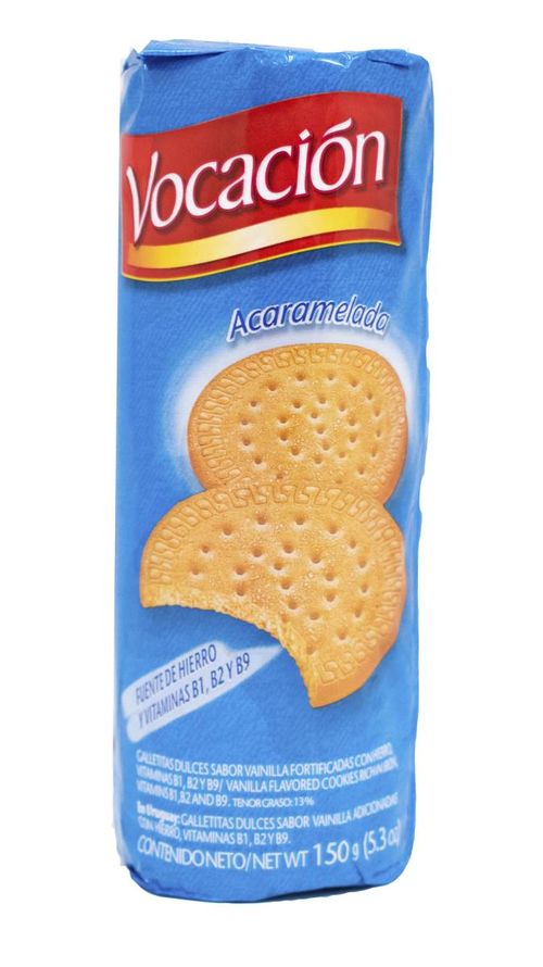 Galletas Vocación Acaramelada 145G