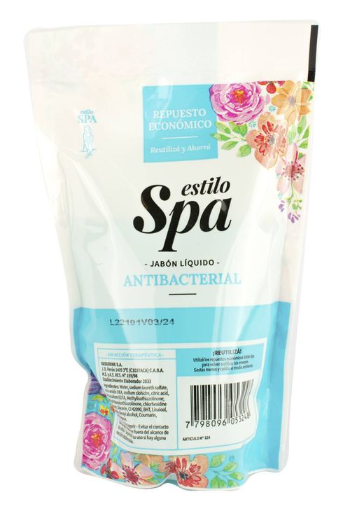 Jabón Líquido Spa DP Antibacterial 320ML