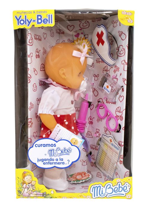 Mi Bebé Yoly Bell Juguemos Enfermera 33CM