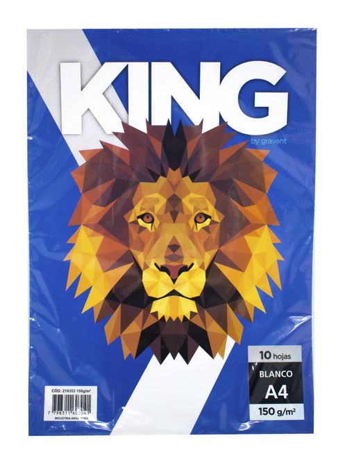 Resma A4 King 10 Hojas 150G