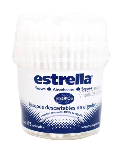 Hisopos Estrella Pote 125
