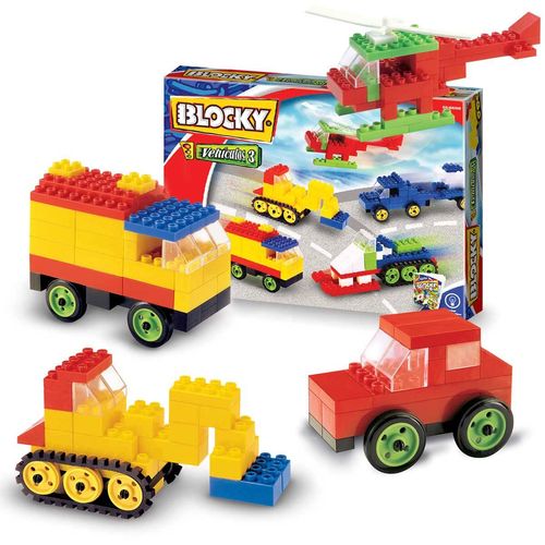 Ladrillos Blocky Vehículos 3 140