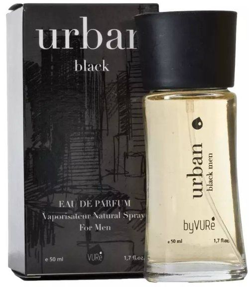Eau de Parfum Vure Urban Black Men 50ML