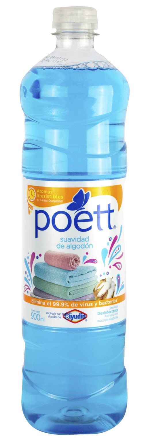 Desinfectante Poett Líquido Suav de Algodón 900ML