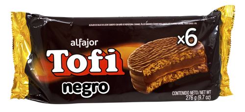 Alfajores Tofi Negro 276G 6