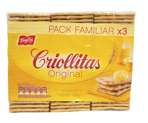 Galletas Criollitas 315g 3 Un