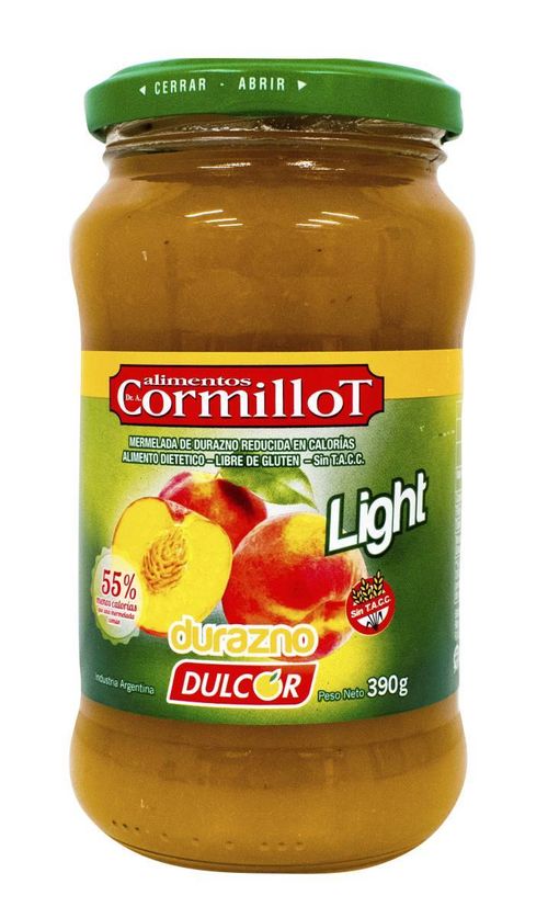 Mermelada Cormillot Durazno 390G