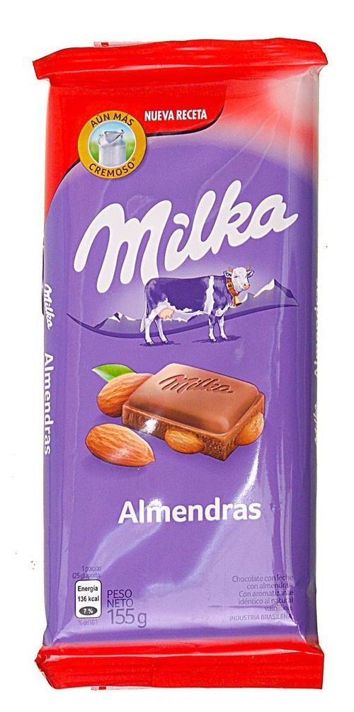 Chocolate Milka Almendras 155G