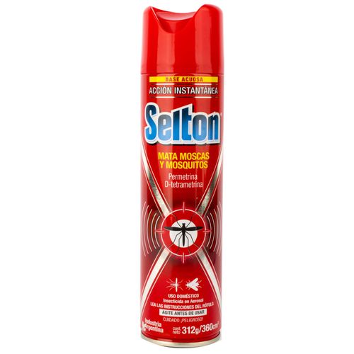 Insecticida Selton Aero Rojo MMM Acción Inst 360ML