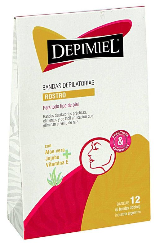 Bandas Depilatorias Depimiel Rostro 12