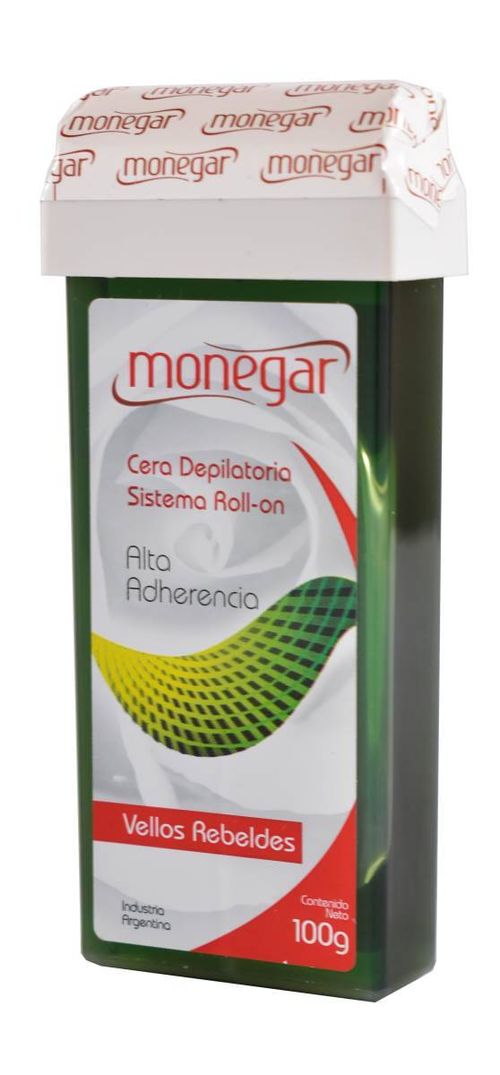 Cera Depilatoria Monegar Roll on Alta Adhe 100G