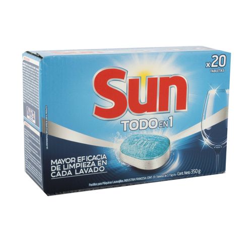 Lava Vajillas Sun Tabletas 3EN1 20