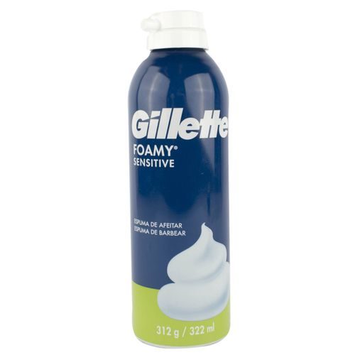 Espuma de Afeitar Gillette Foamy Sensitive 312G