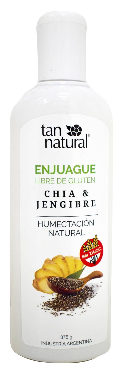 Enjuague Tan Natural Chía y Jengibre s/TACC 375ml