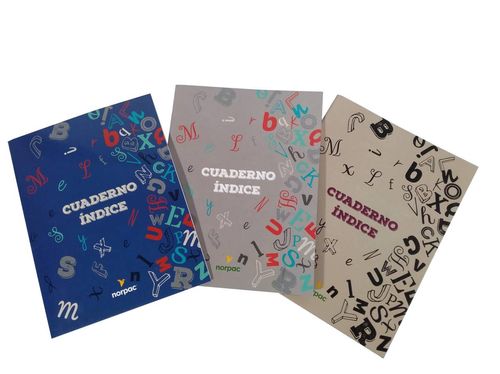 Cuaderno Indice Norpac 26 Hj Escolar