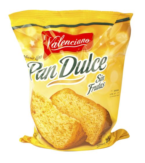 Pan Dulce Valenciano sin Frutas 380G
