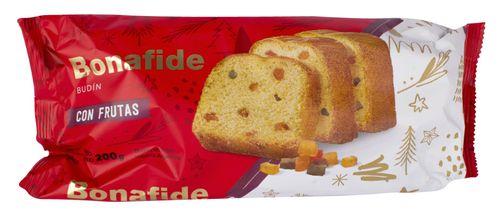 Budín Bonafide con Frutas 180G