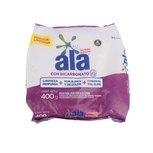 Jabón Polvo Ala Lav Mano Bicarbonato 400G