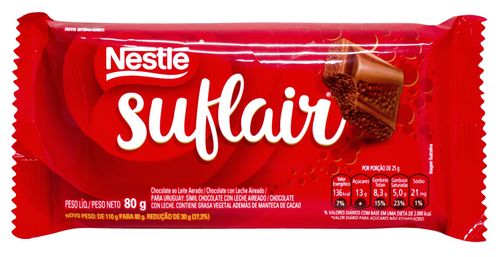 Chocolate Suflair Milk 80G