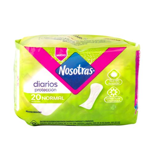 Protectores Diarios Nosotras Normal 20