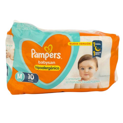 Pañales Bebés Pampers Med BabySan 10