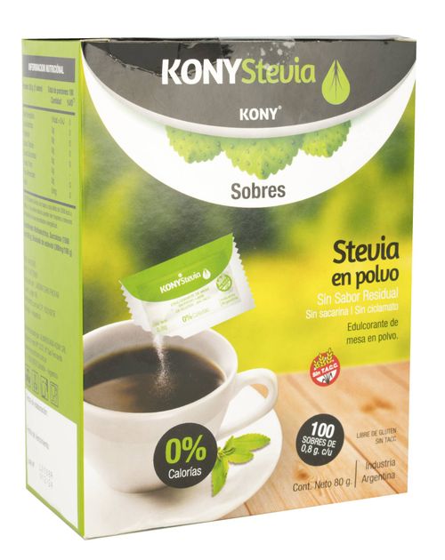 Endulzante Kony Stevia Sobre 100