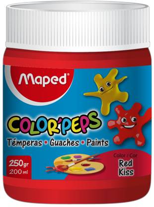 Témpera Maped Pote Rojo 250ml