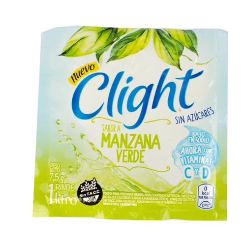 Jugo Clight en Polvo Manzana Verde 8G